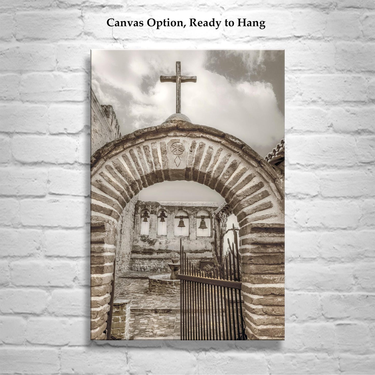 Mission San Juan Capistrano Art Print | Sepia Wall Decor