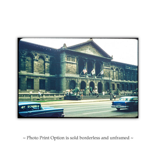 Chicago Art Institute Photo – Vintage Midcentury Museum Print