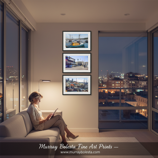 Fisherman's Wharf Print Set – Vintage San Francisco Photo Art