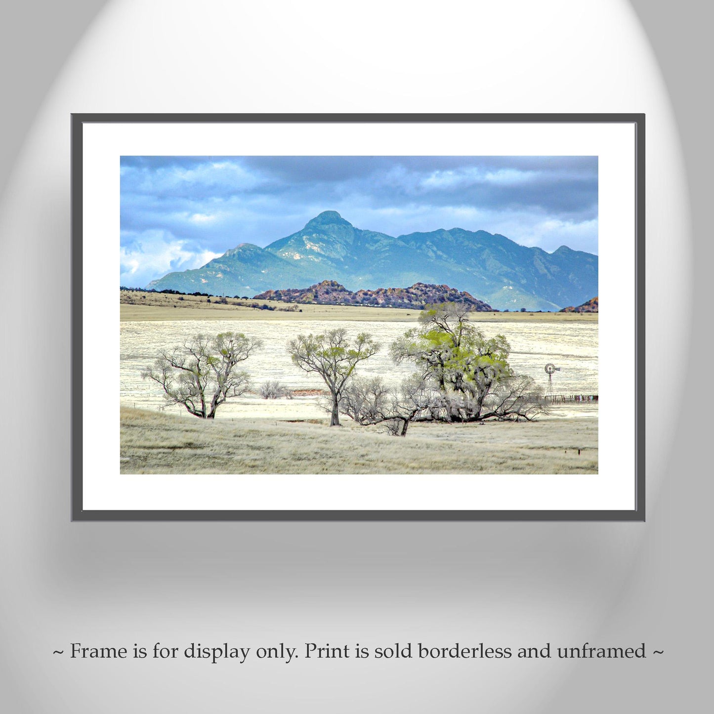 San Rafael Valley Ranch Landscape Print – Santa Rita Mountains Art