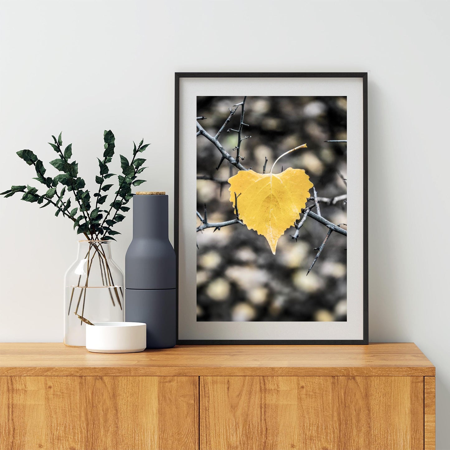 Autumn Cottonwood Leaf Art Print | Arivaca Arizona Fall Nature Photo