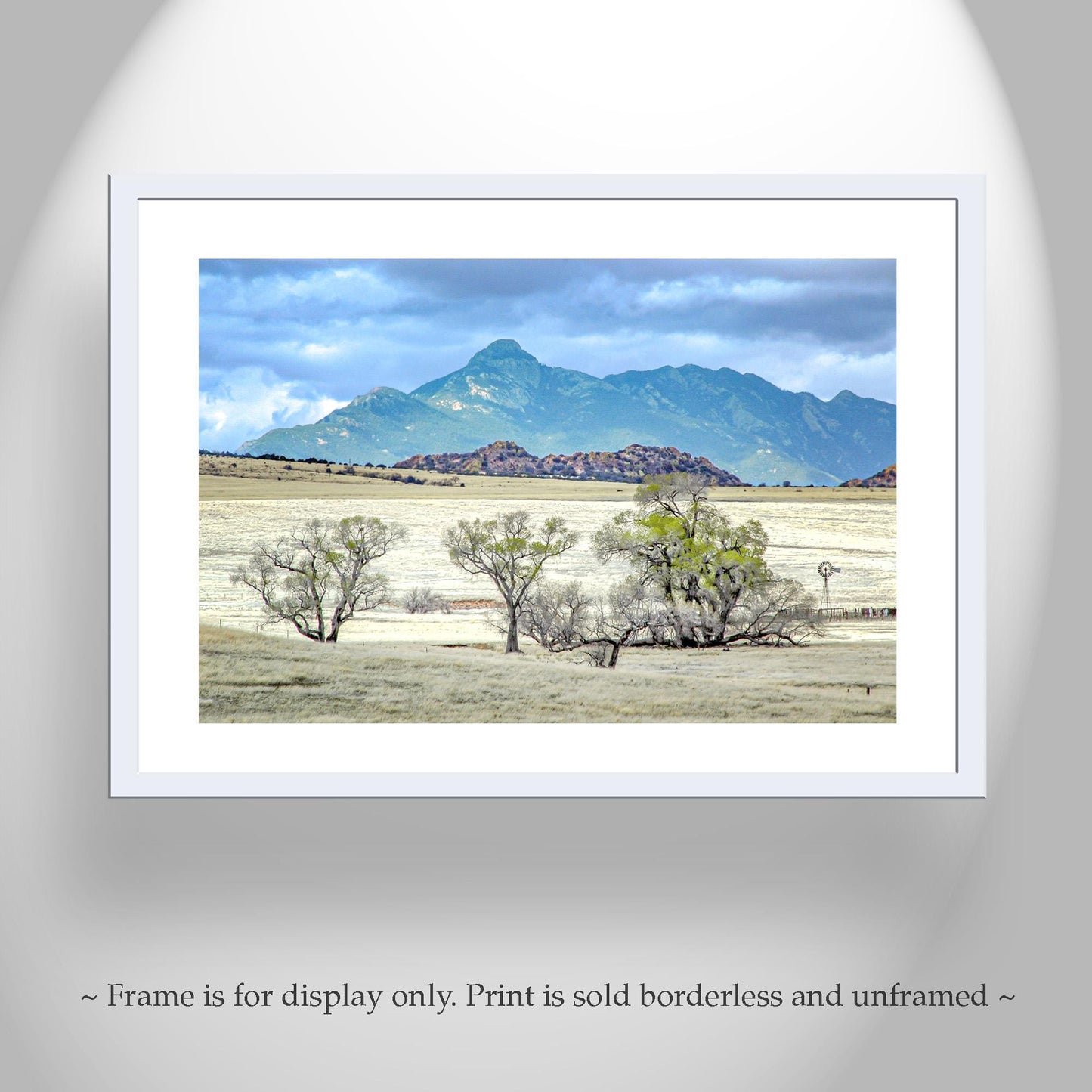 San Rafael Valley Ranch Landscape Print – Santa Rita Mountains Art