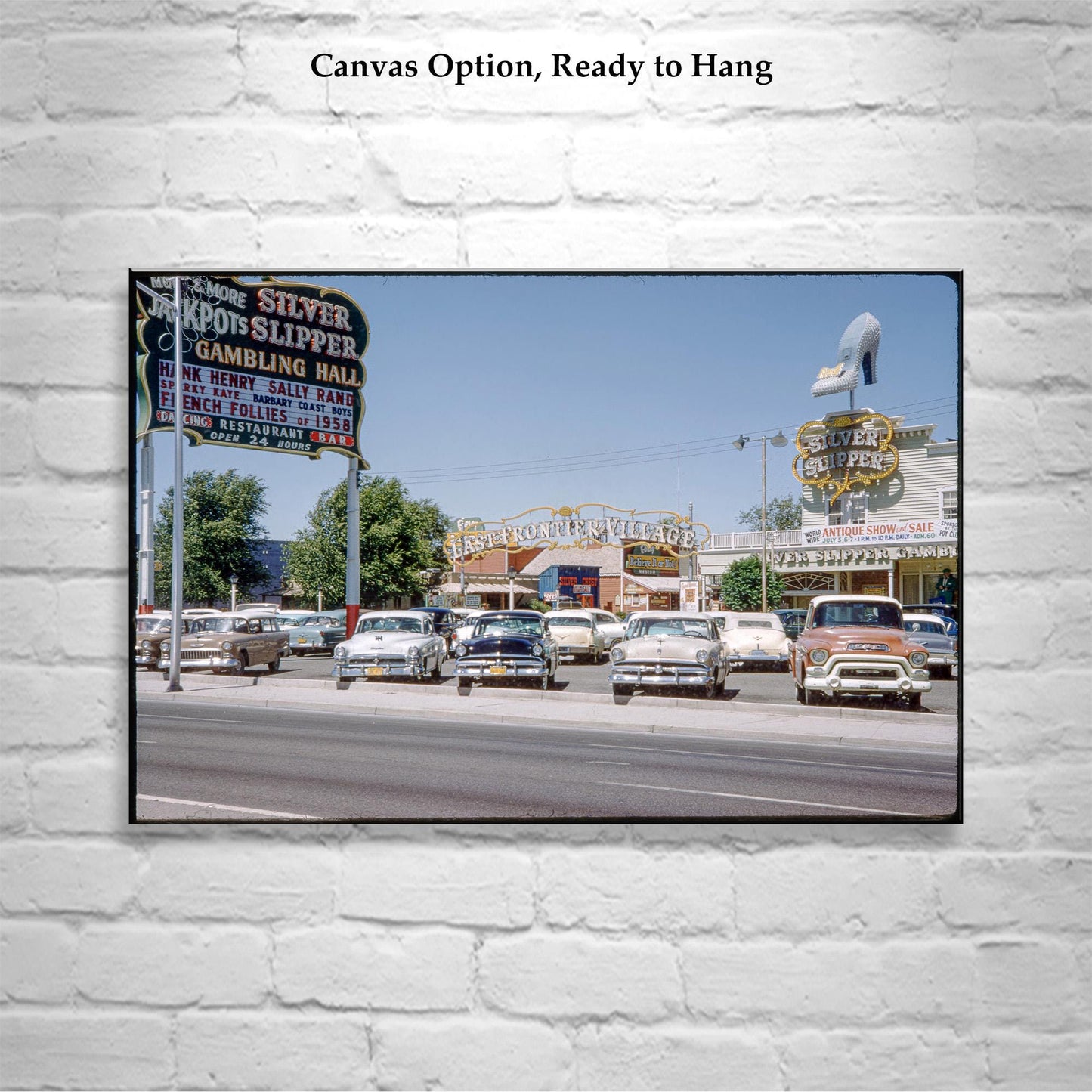 Vintage Las Vegas Nevada Photography Print | Mid-century Vegas Strip Photo