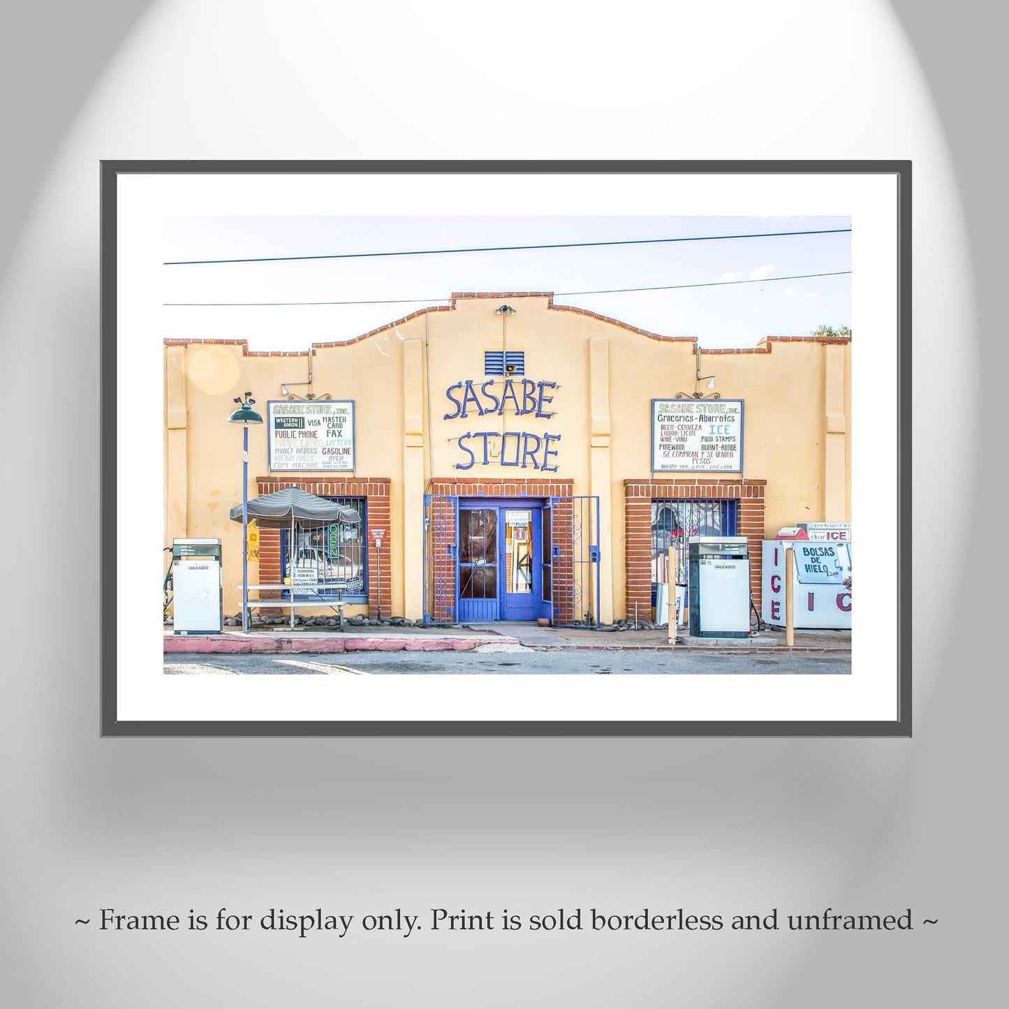 Sasabe Arizona Photograph as Small Town Art Print at Mexico Border