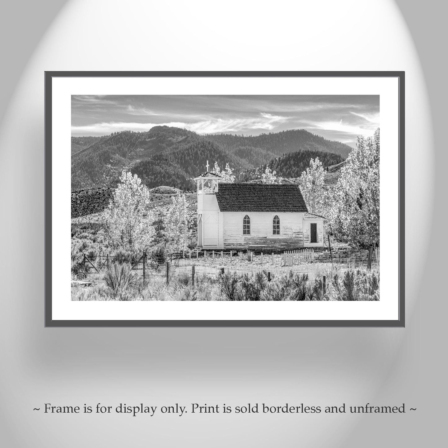 Country Church in Northeast California – Autumn Fine Art Photo Print