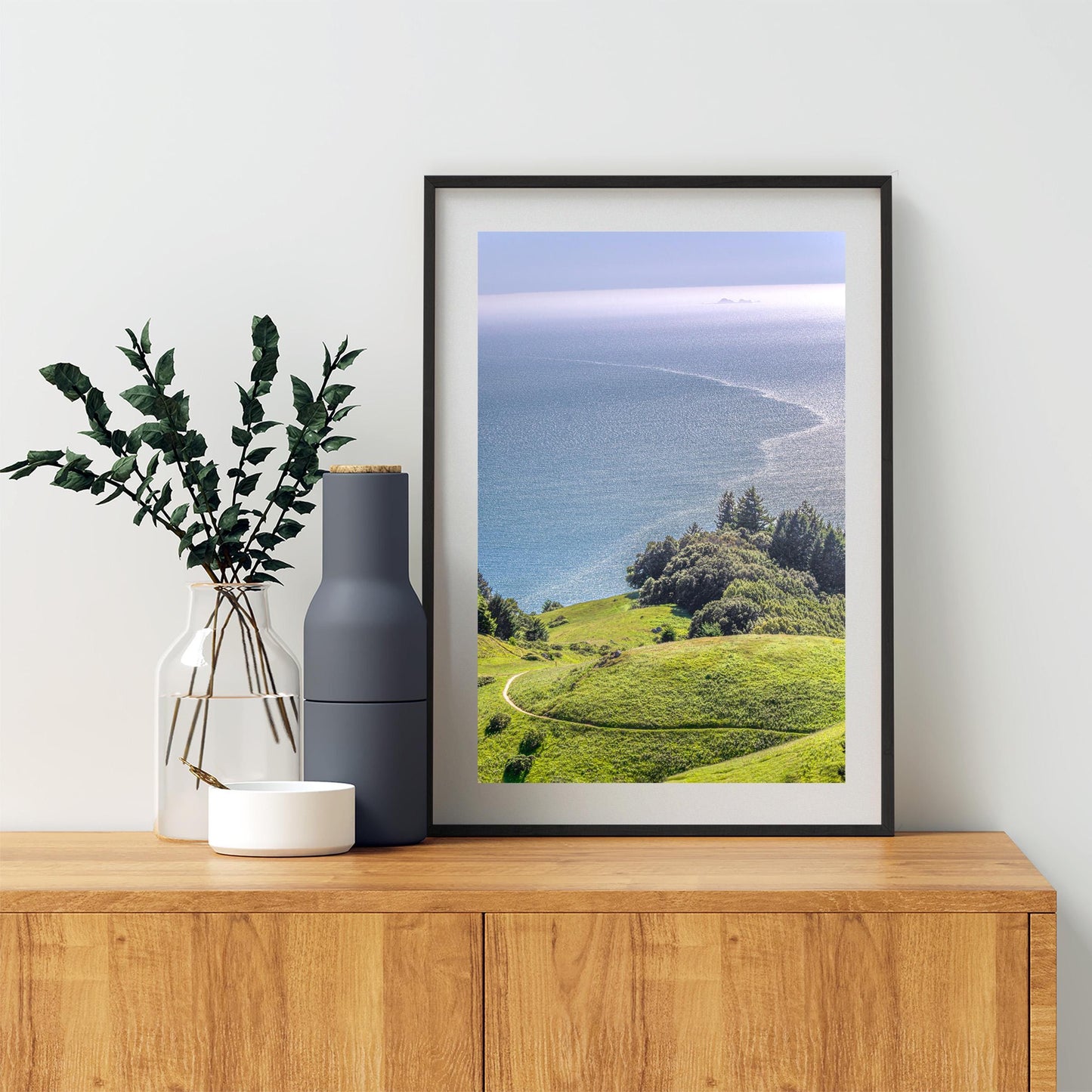Tamalpais Seascape Art Print – Marin Coast with Farallon Islands