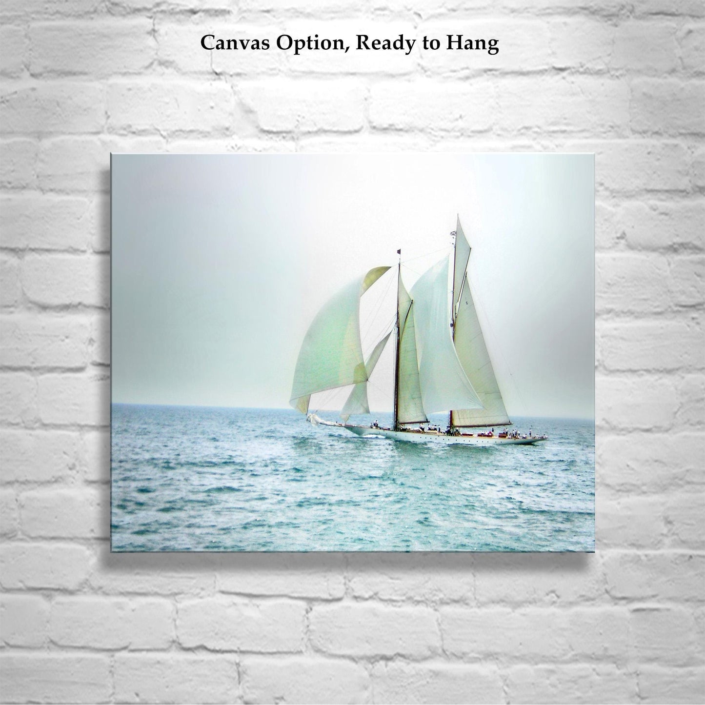 Sailboat Photography Print with Schooner on Pacific Ocean at San Diego Southern California