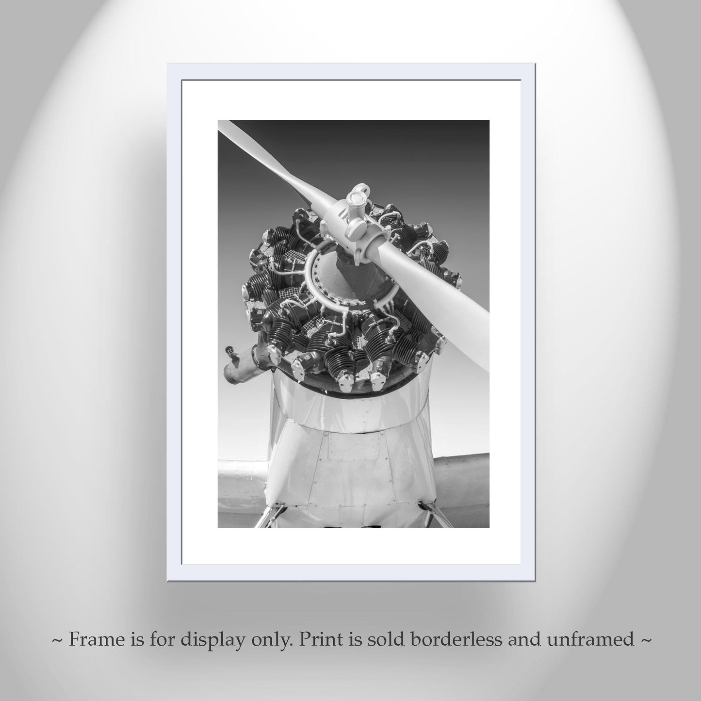Crop Duster Vintage Airplane Photo | Pilot Gift in Black and White