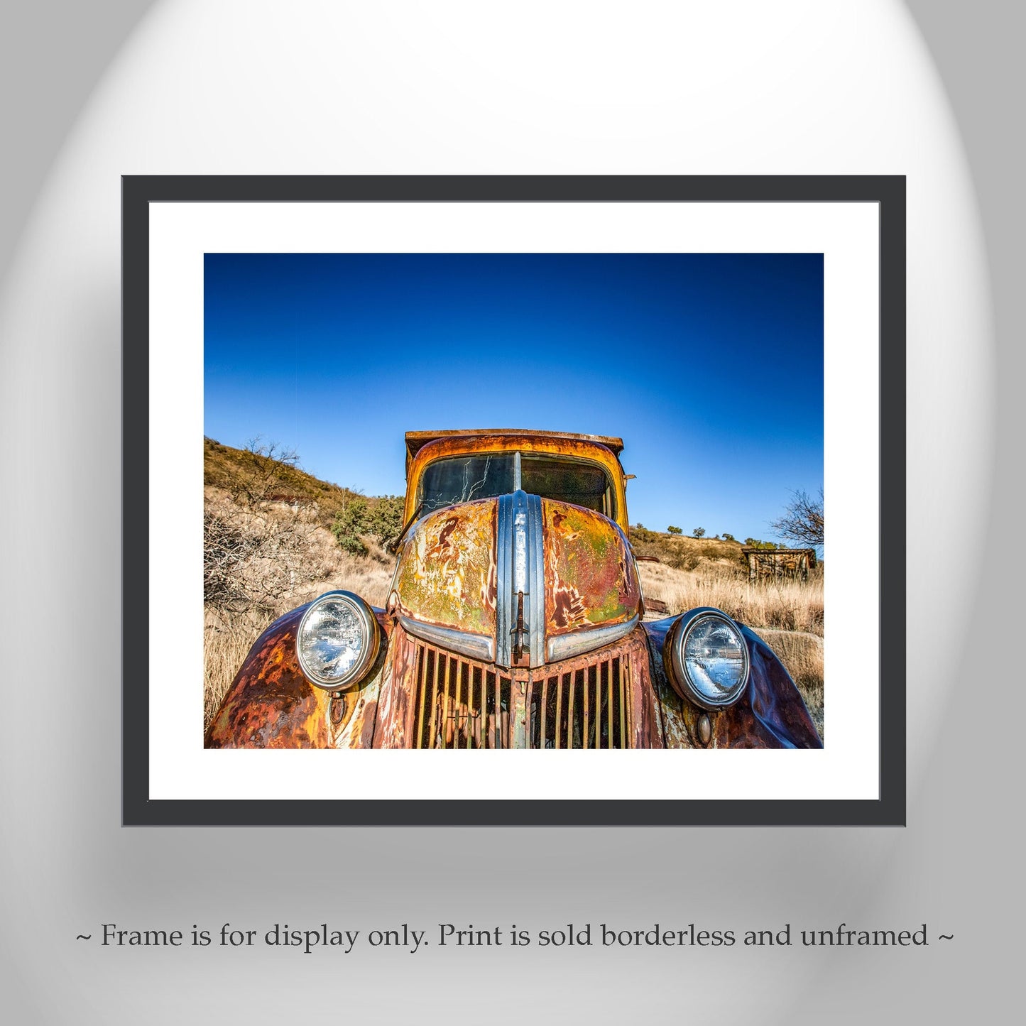 Old Ford Truck Picture as Rustic Ranch Wall Art by Murray Bolesta