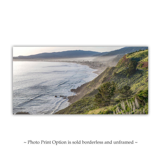 Stinson Beach California Panorama Art Print – Marin County Wall Decor