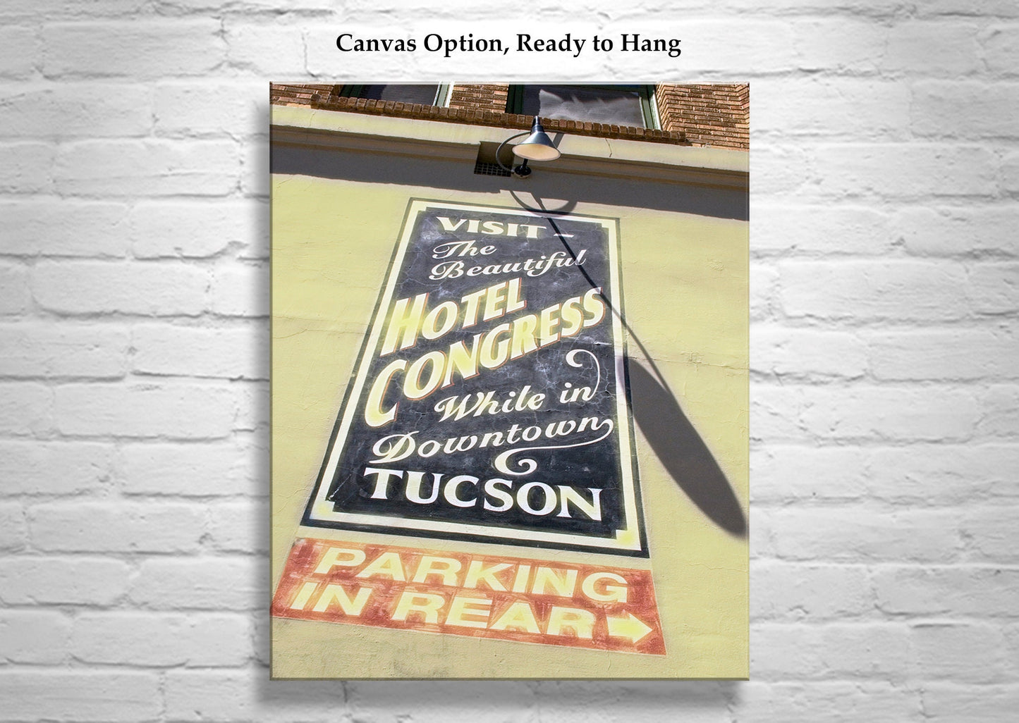 Hotel Congress Tucson Arizona Art Print as Wall Decor