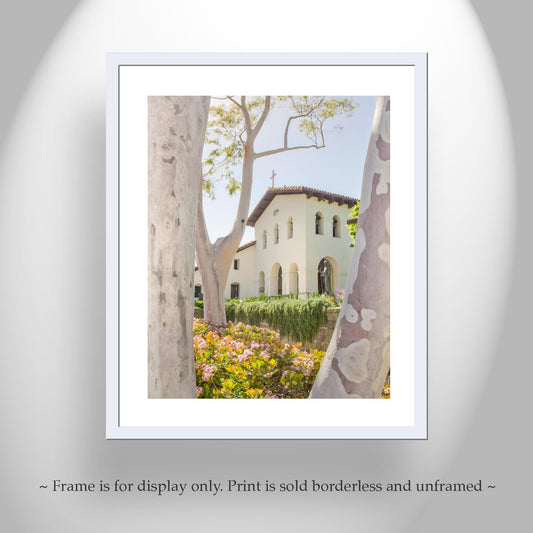 San Luis Obispo California Mission Church Wall Art Print
