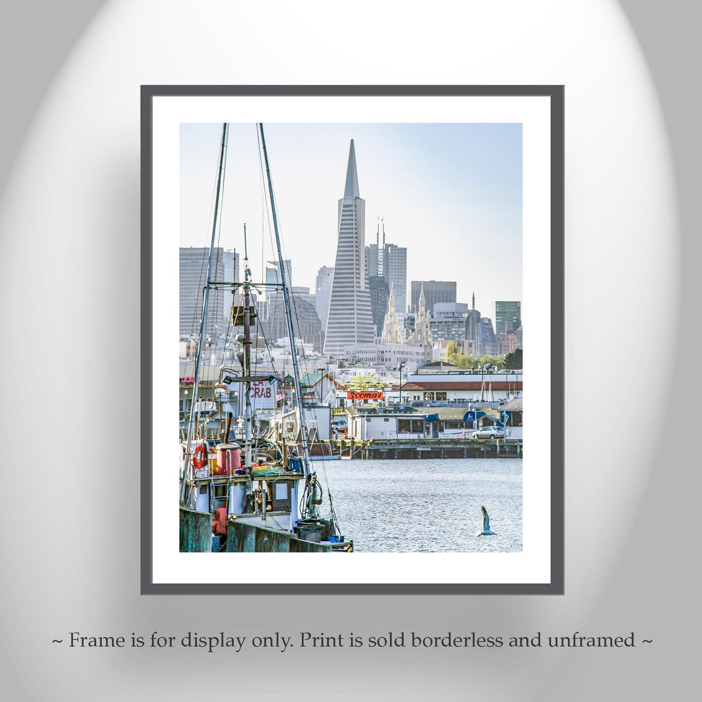 Fishermans Wharf San Francisco Bay Area Nautical Decor Art Print