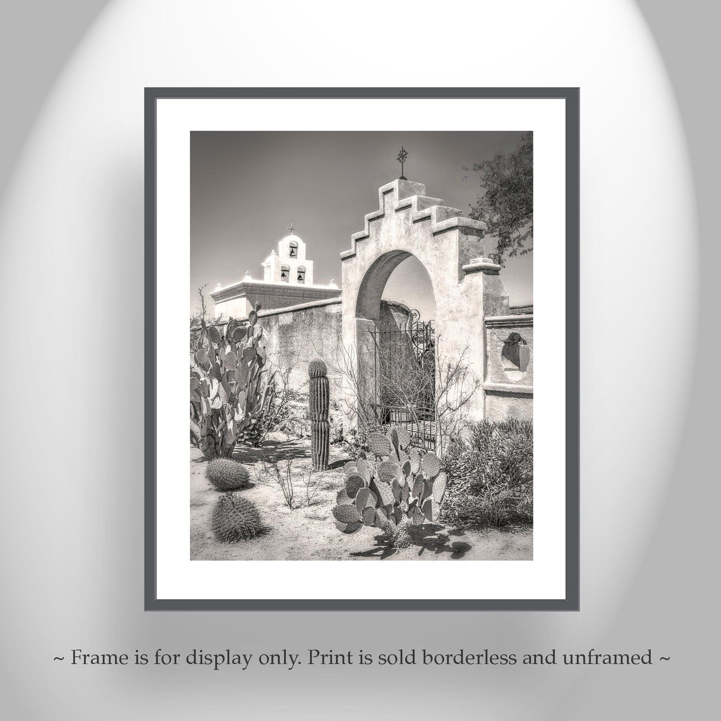 Mission San Xavier del Bac Chapel in Tucson Arizona Wall Art Print