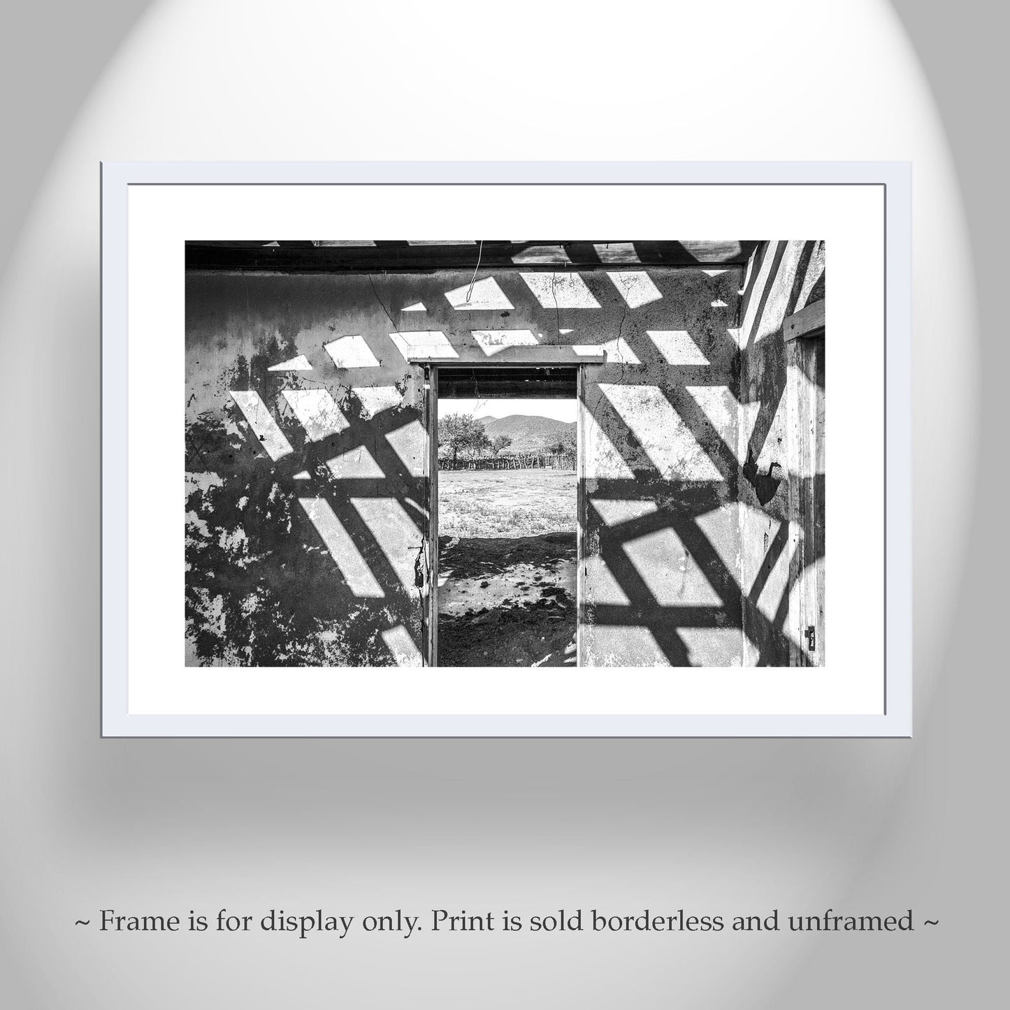 Old Adobe Ghost Ranch Photos – Black & White Desert Wall Art
