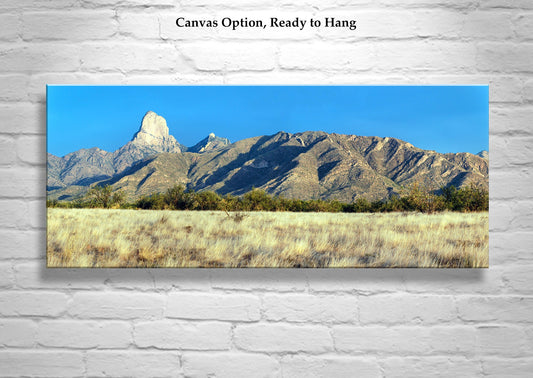 Baboquivari Peak Arizona Panoramic Landscape Art Print