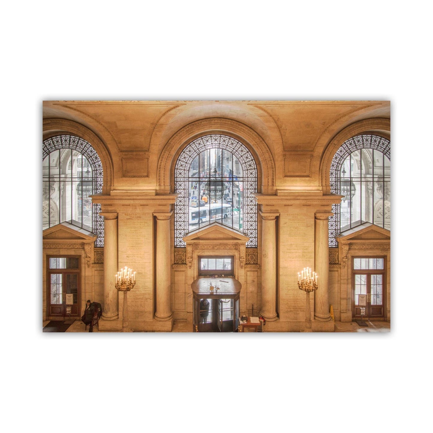 New York Public Library Art Wall Art Print