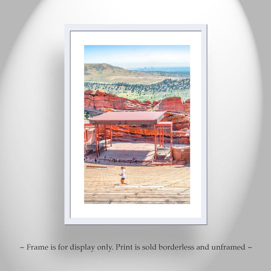 Red Rocks Amphitheater Photo Art Print in Denver Colorado