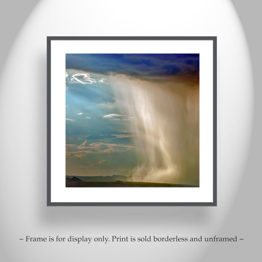 Southwestern Desert Storm Art - Tucson Arizona Monsoon Landscape Print
