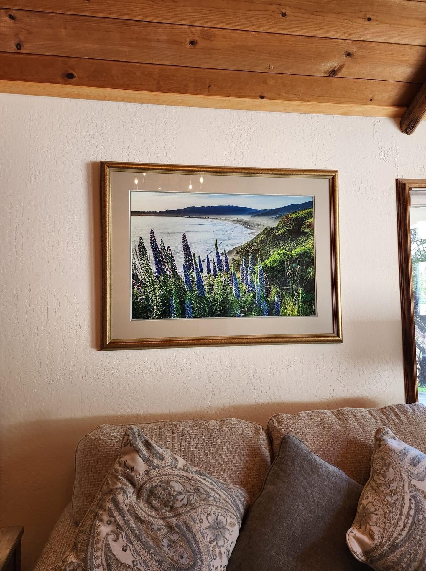 Stinson Beach Wildflower Sunset Art Print – Marin County CA Decor