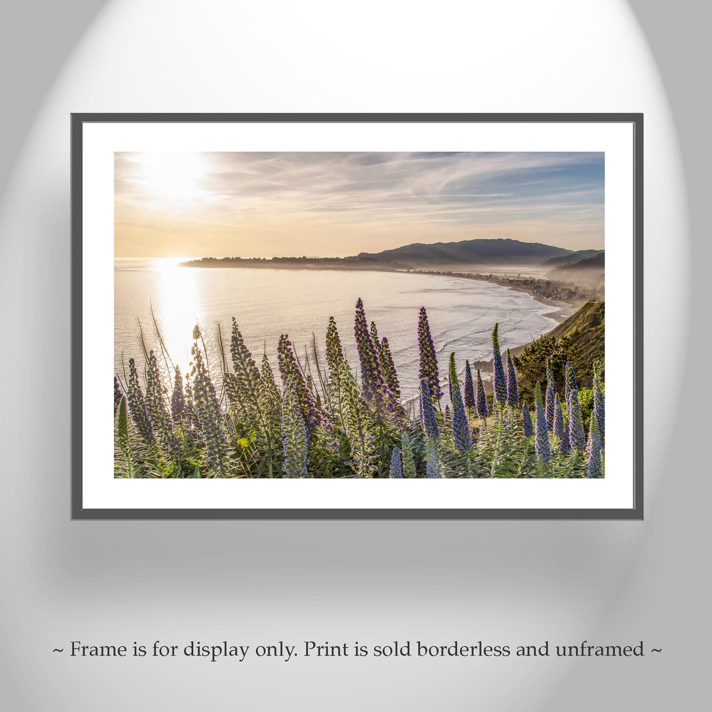 Stinson Beach Sunset Art Print Marin County California as Wall Decor for Home or Office
