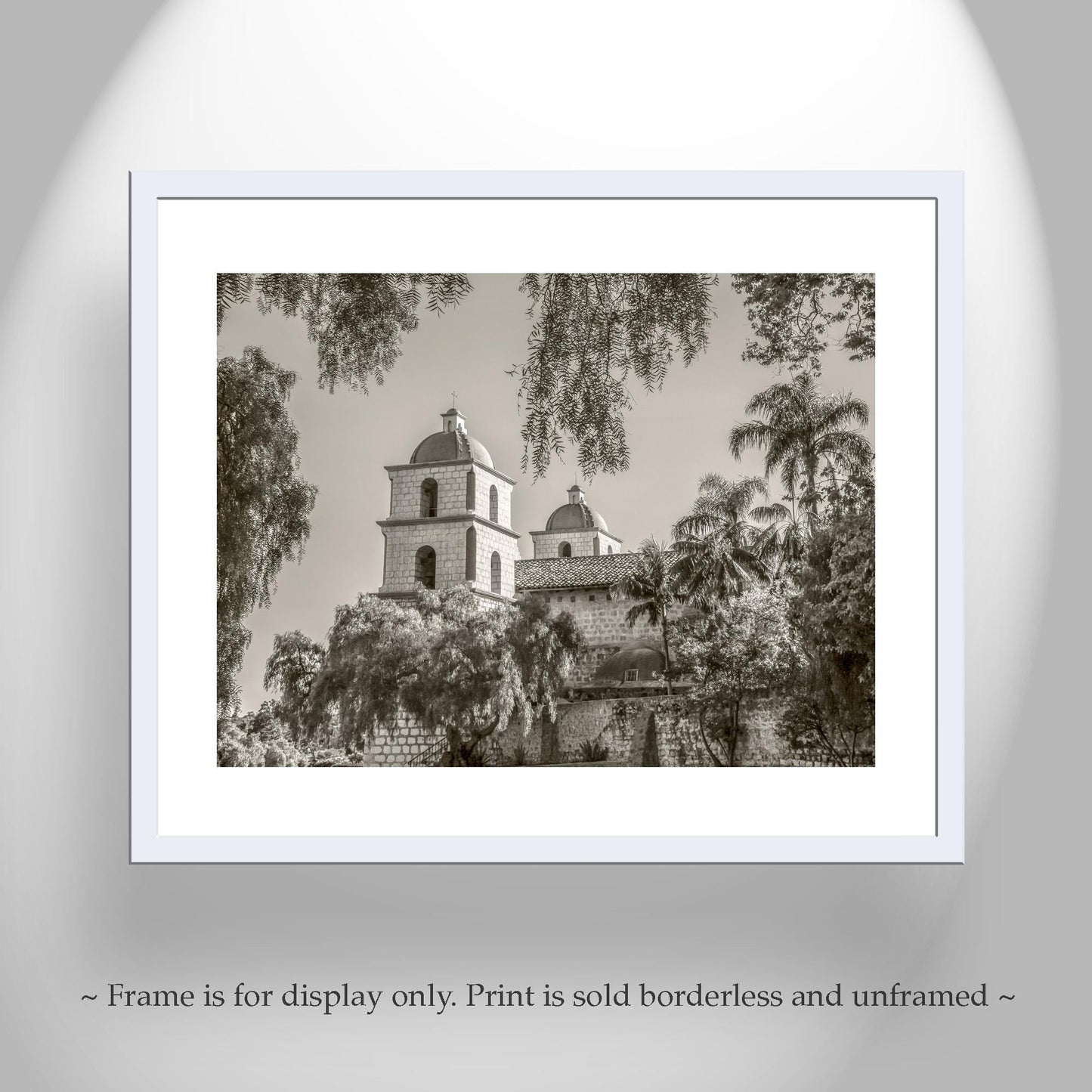 Santa Barbara Mission Photo – Historic Church Wall Art