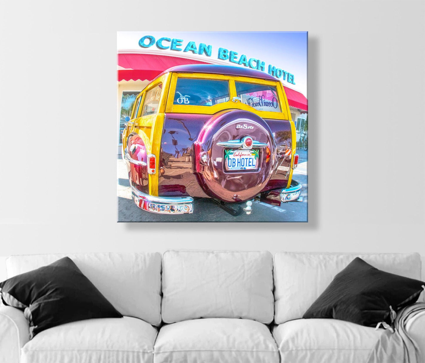 Woodie Station Wagon Picture | Ocean Beach Southern California