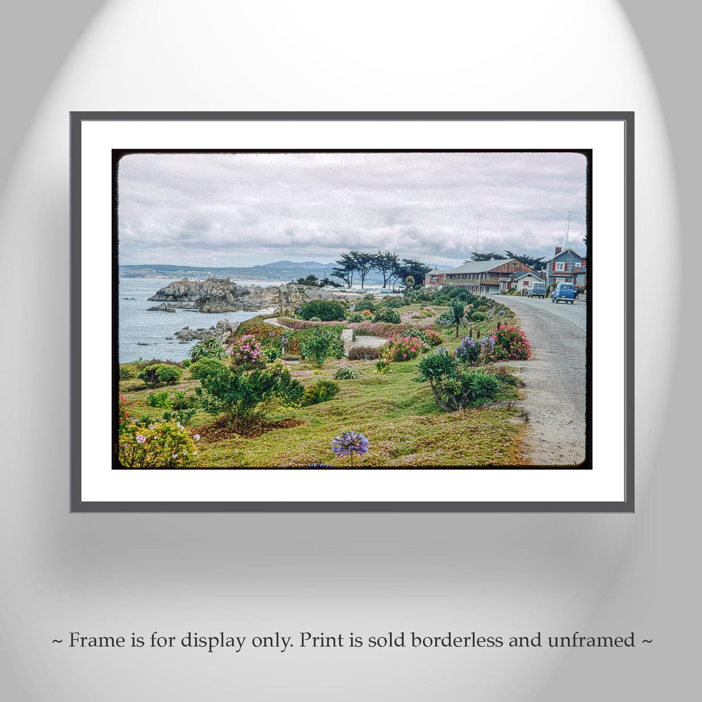 Lover's Point Pacific Grove 1958 Vintage Monterey Art Print