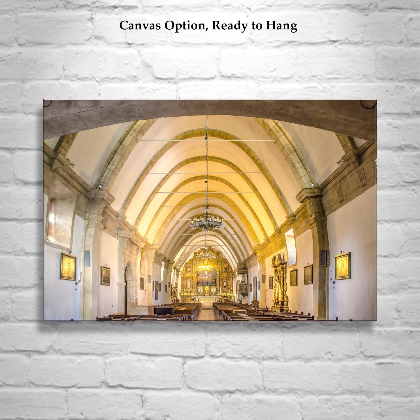 Carmel-by-the-Sea Mission Church Wall Art Photography Print