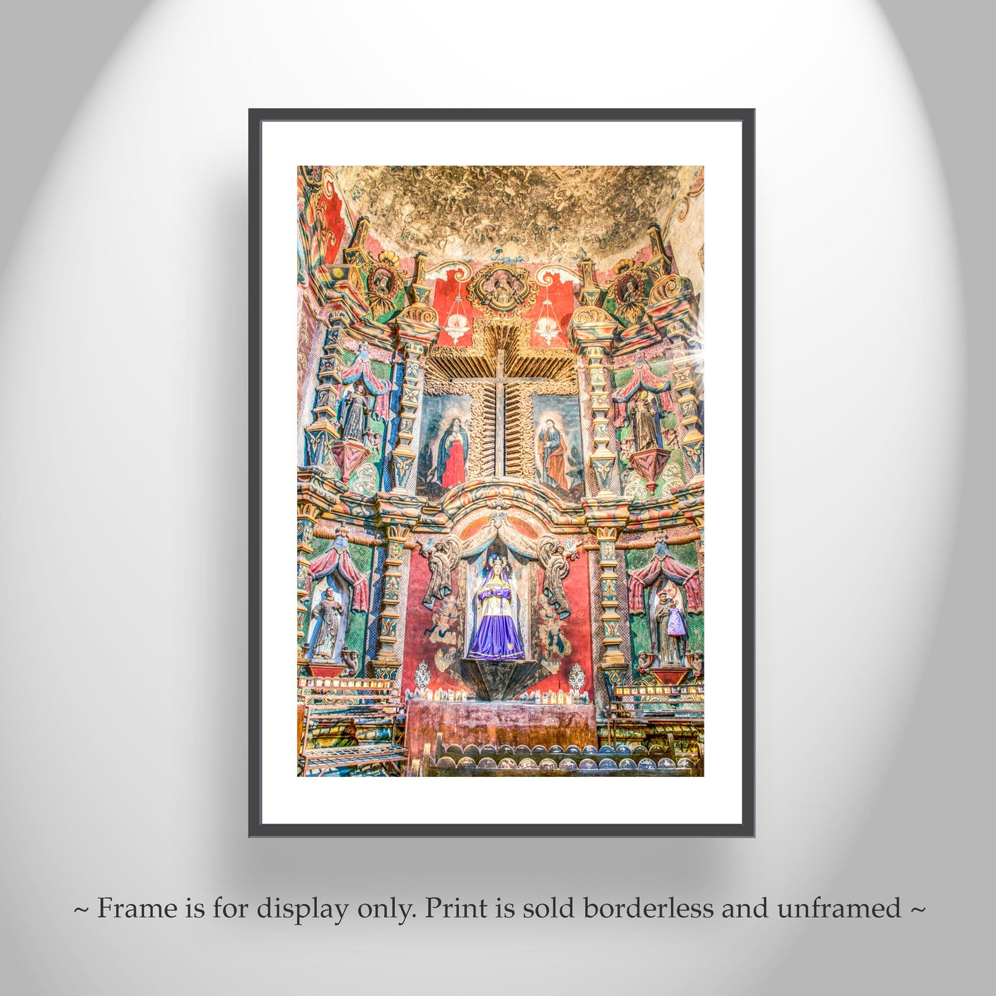 San Xavier del Bac Spanish Colonial Mission Church Interior Art