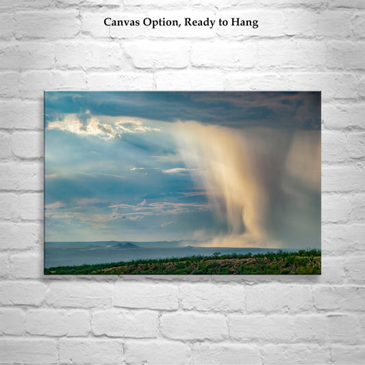 Desert Rainstorm Fine Art Print - Tucson Arizona Monsoon Wall Decor