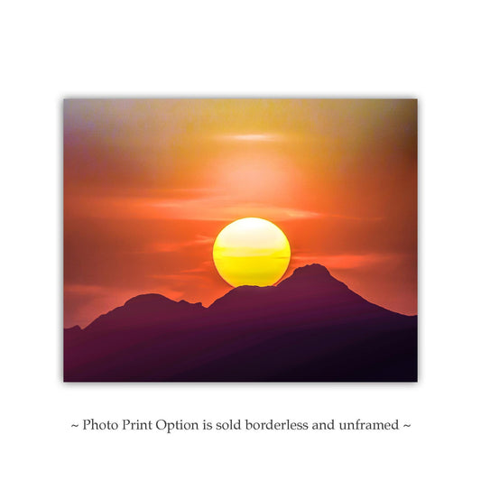 Sonoran Desert Sunset Wall Art – Tucson Landscape Canvas Print