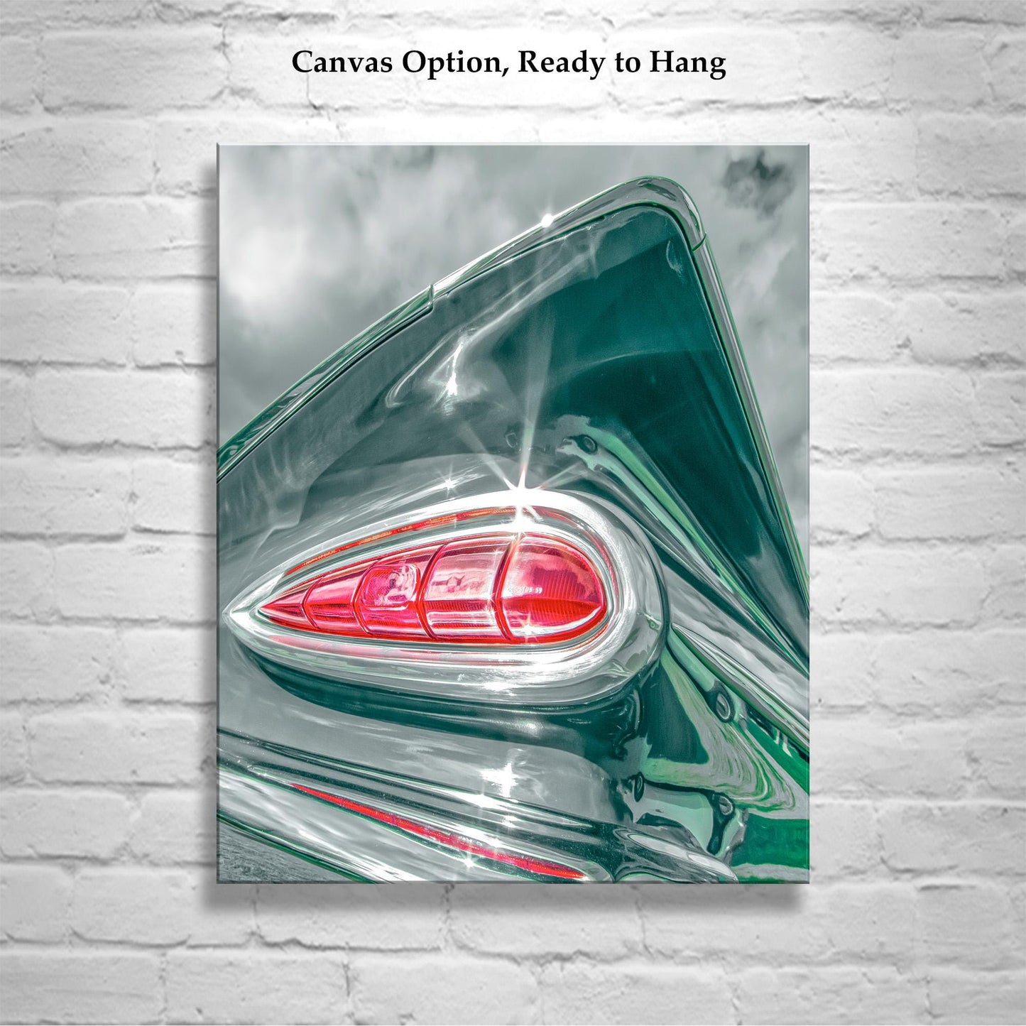 1959 Chevy Impala Car Photo | Mancave Wall Decor