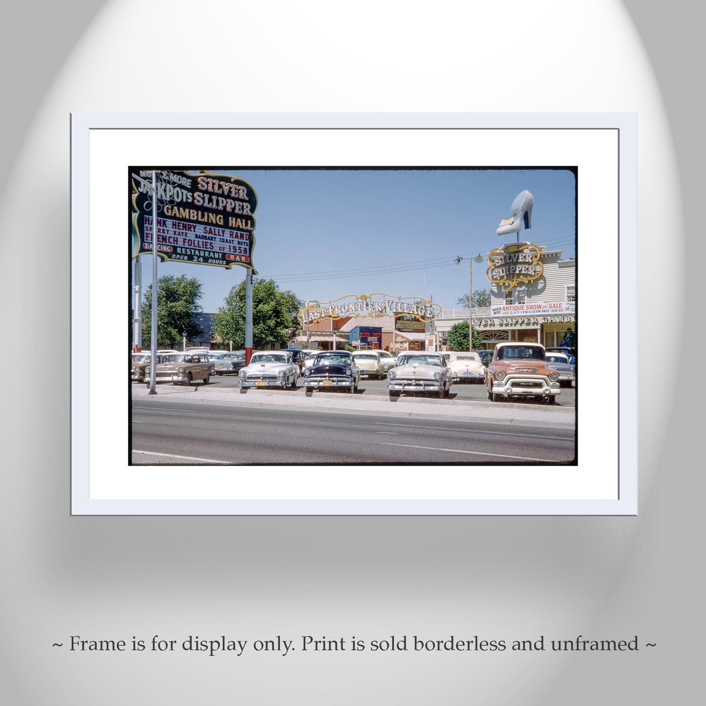 Vintage Las Vegas Nevada Photography Print | Mid-century Vegas Strip Photo