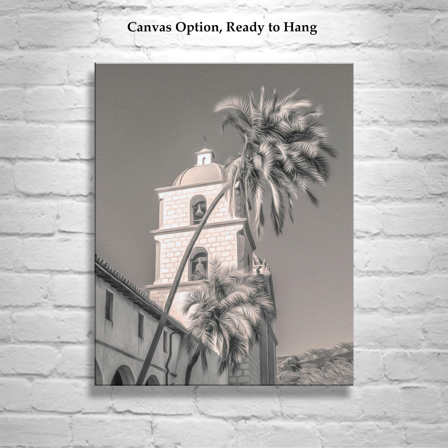 Santa Barbara California Mission Photography Art Print