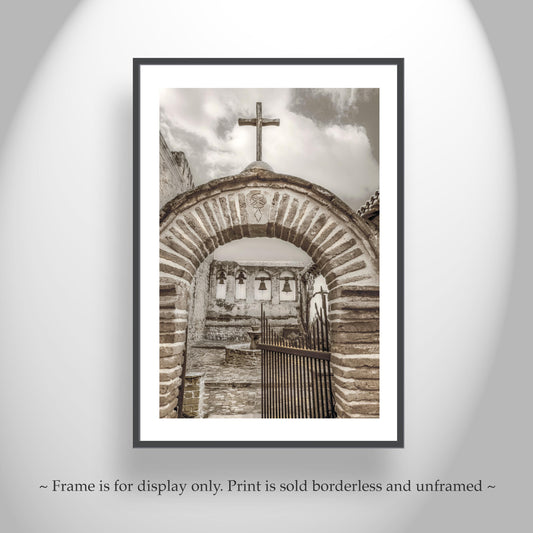 Mission San Juan Capistrano Art Print | Sepia Tone Wall Decor