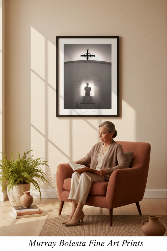 San Xavier Mission Sepia Print - Tucson Arizona Southwest Wall Art