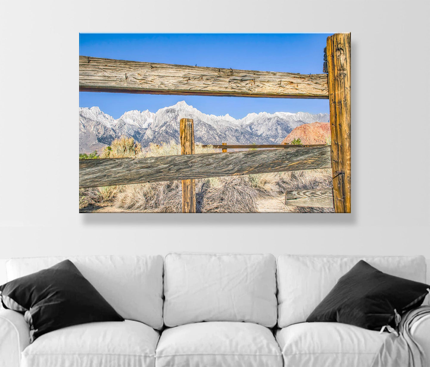 Eastern Sierra Landscape | Lone Pine CA Western Style Art Print