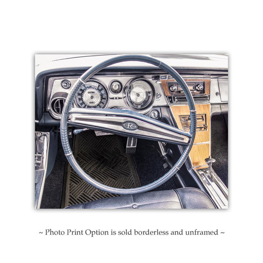 Buick Riviera Art Print - Vintage 1960s Automotive Wall Decor Gift