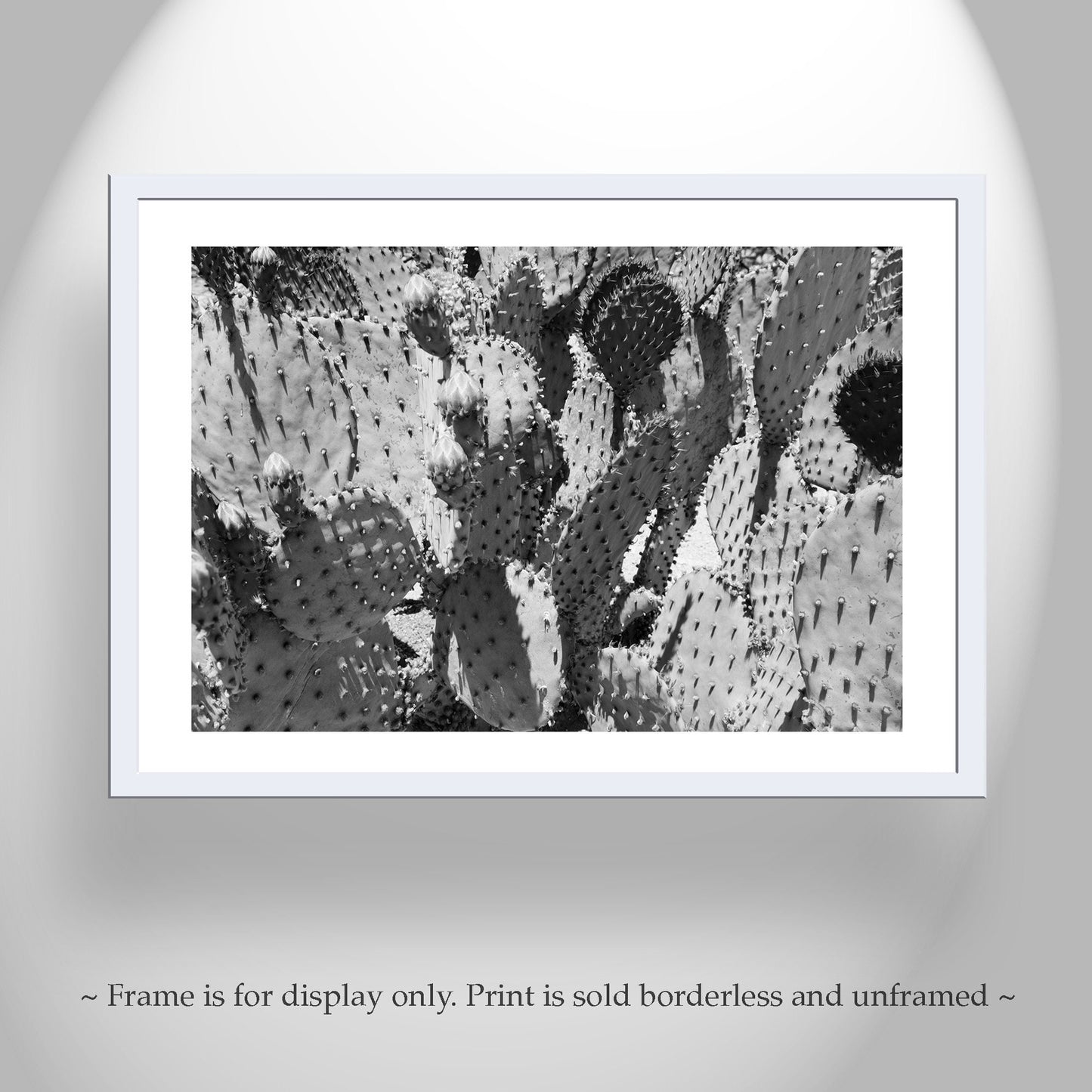 Purple Prickly Pear Cactus Art – Unique Desert Art for Home