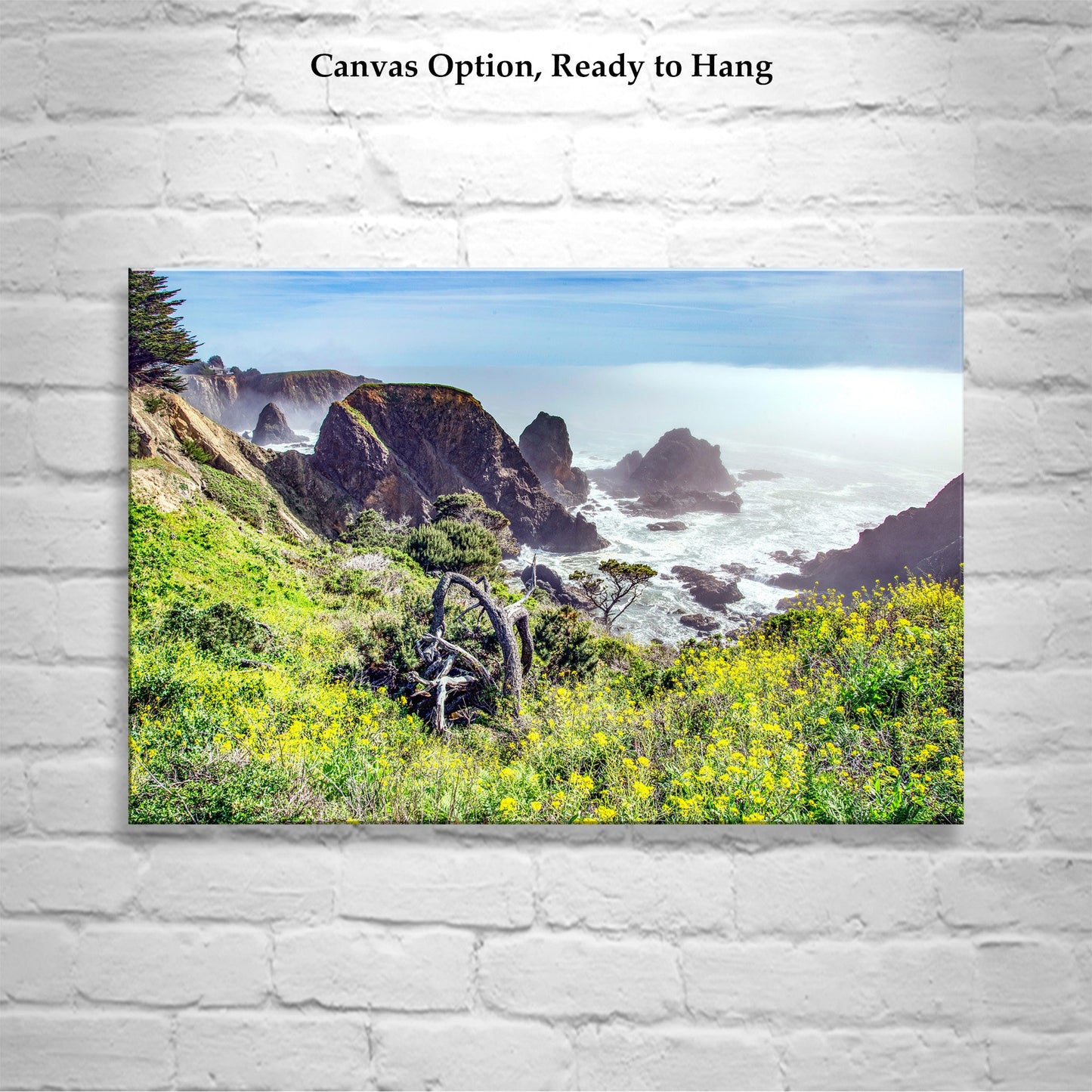 Mendocino California Coast Print as Home Decor Gift