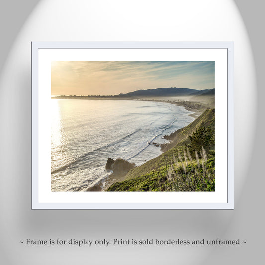 Stinson Beach Sunset Art Print – Marin County California Coastal Decor
