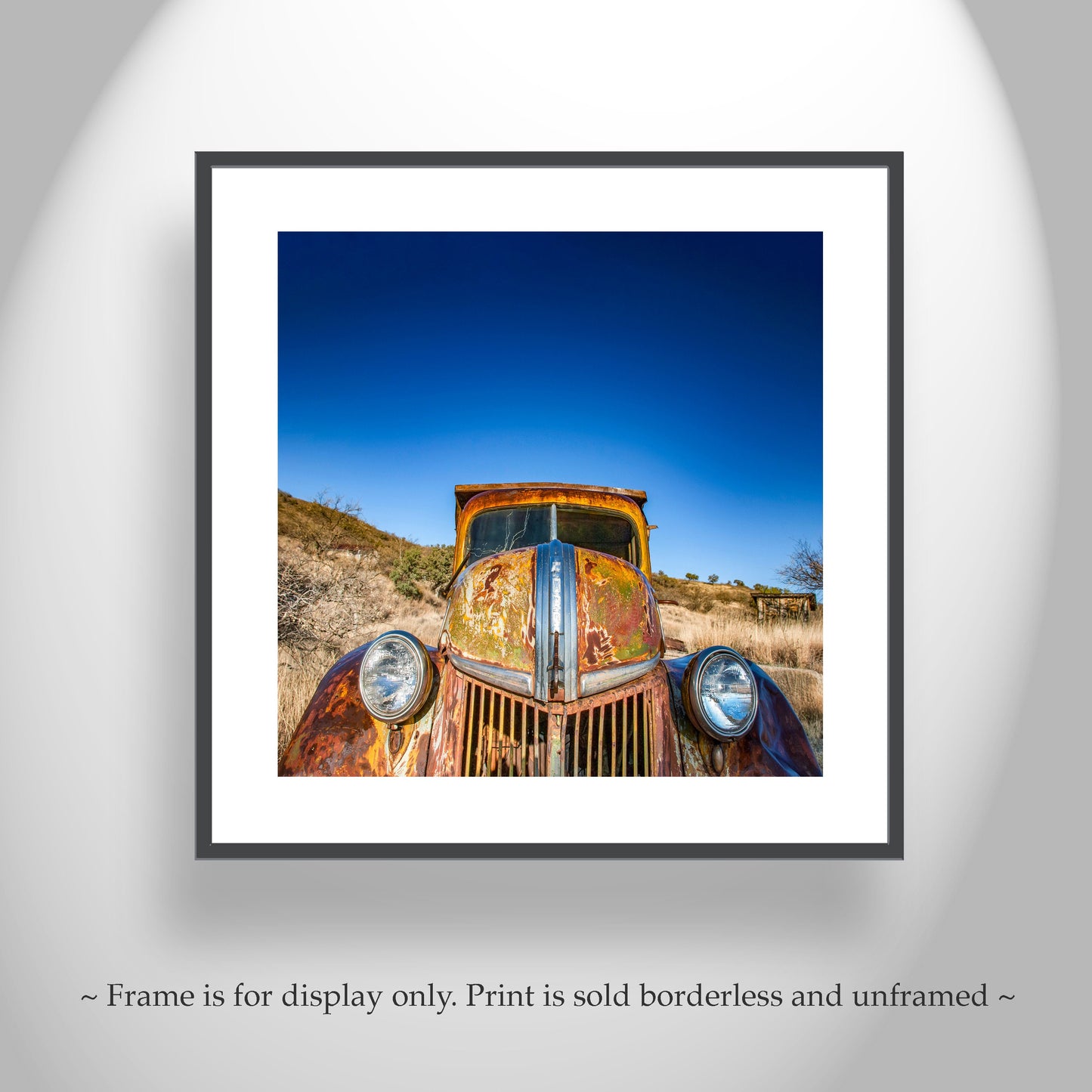 Old Ford Truck Picture as Rustic Ranch Wall Art by Murray Bolesta
