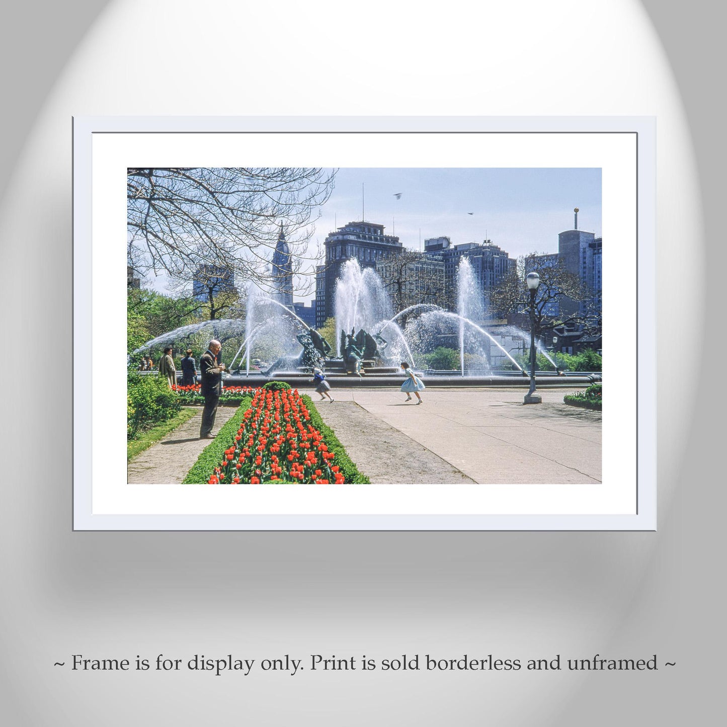 Philadelphia Logan Square Nostalgic Vintage Photography Print