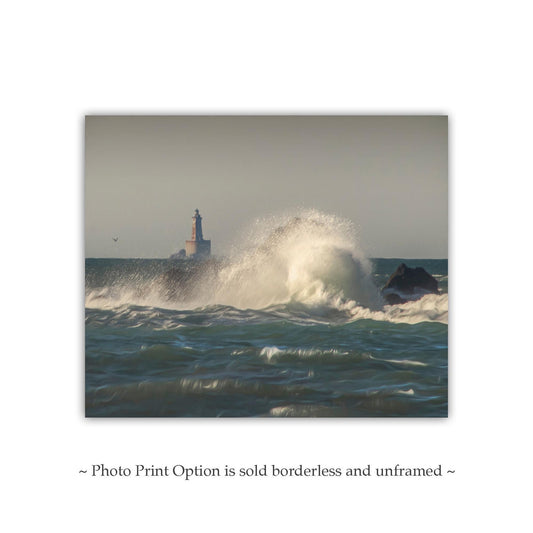 Crescent City Lighthouse Art | Point St George Reef CA Print
