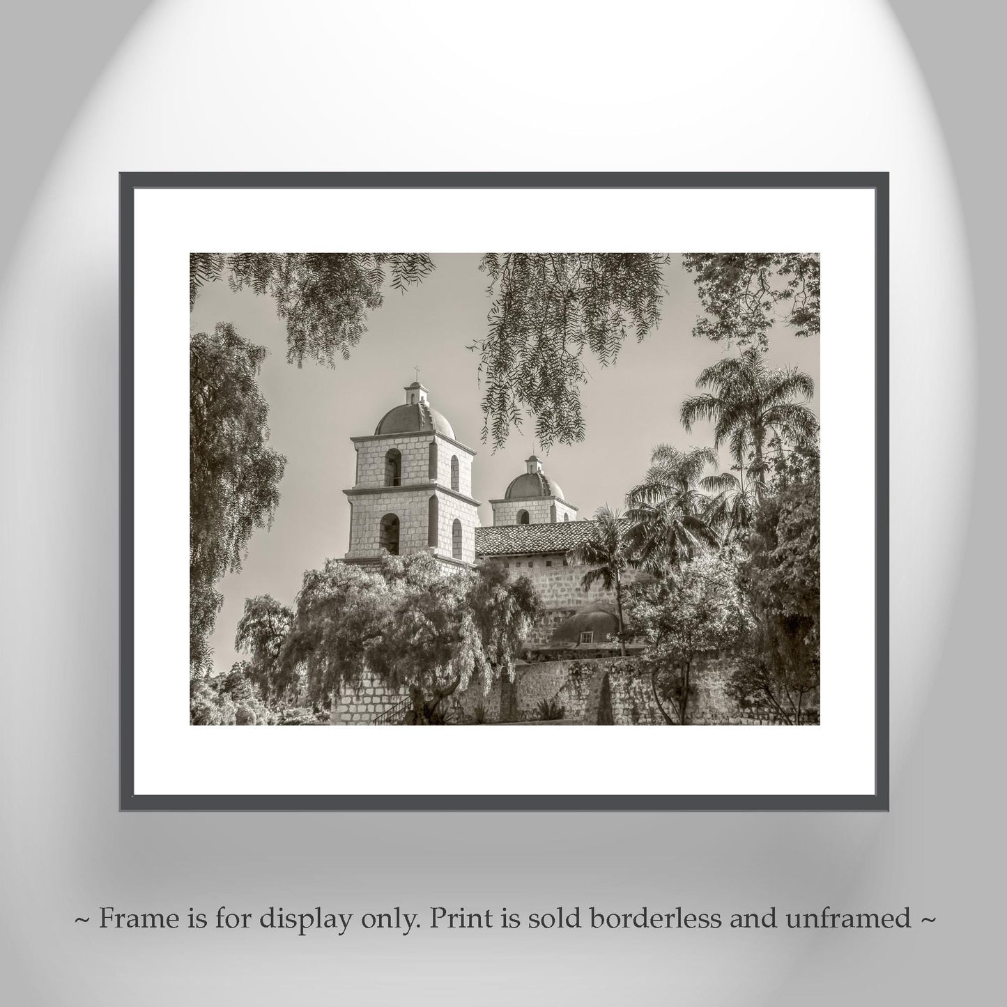 Santa Barbara Mission Photo – Historic Church Wall Art