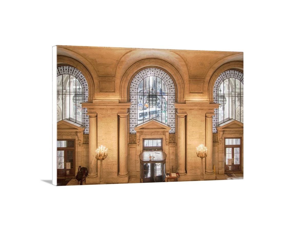 New York Public Library Art Wall Art Print