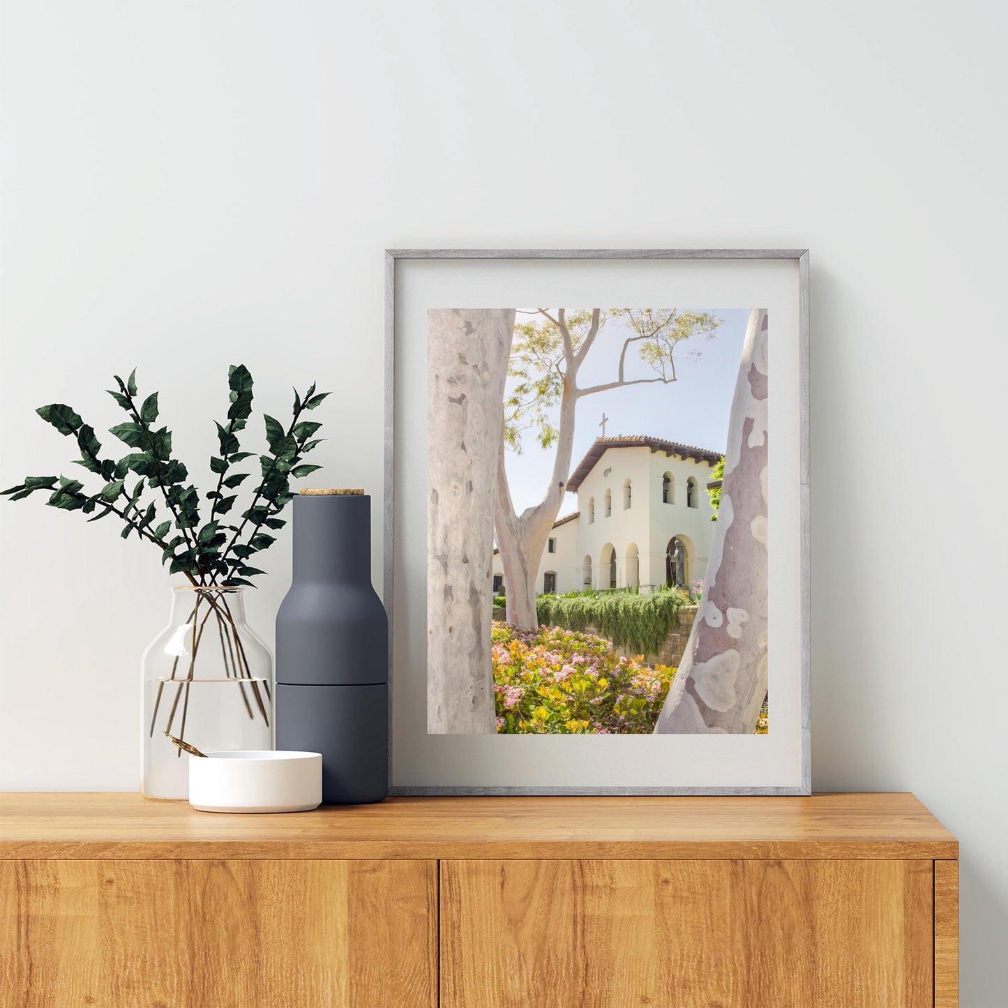 San Luis Obispo California Mission Church Wall Art Print
