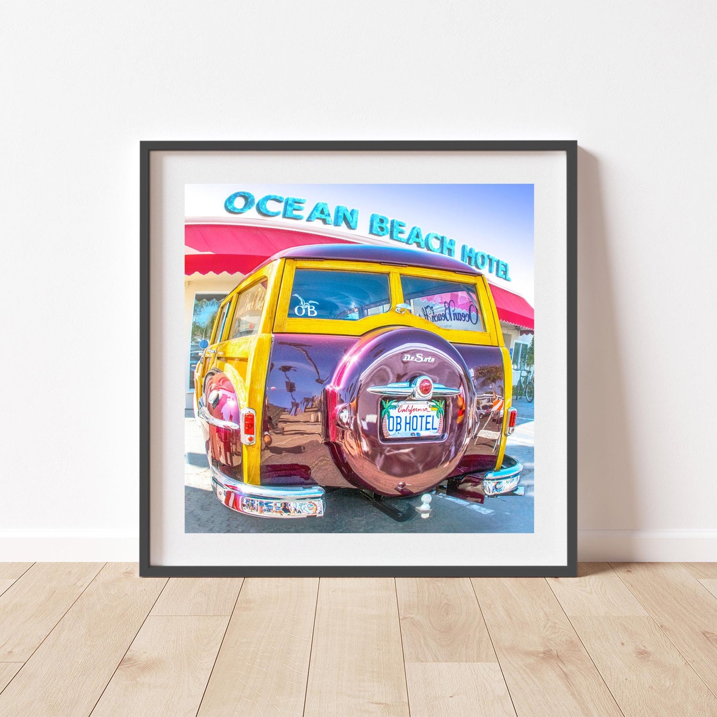 Woodie Station Wagon Picture | Ocean Beach Southern California