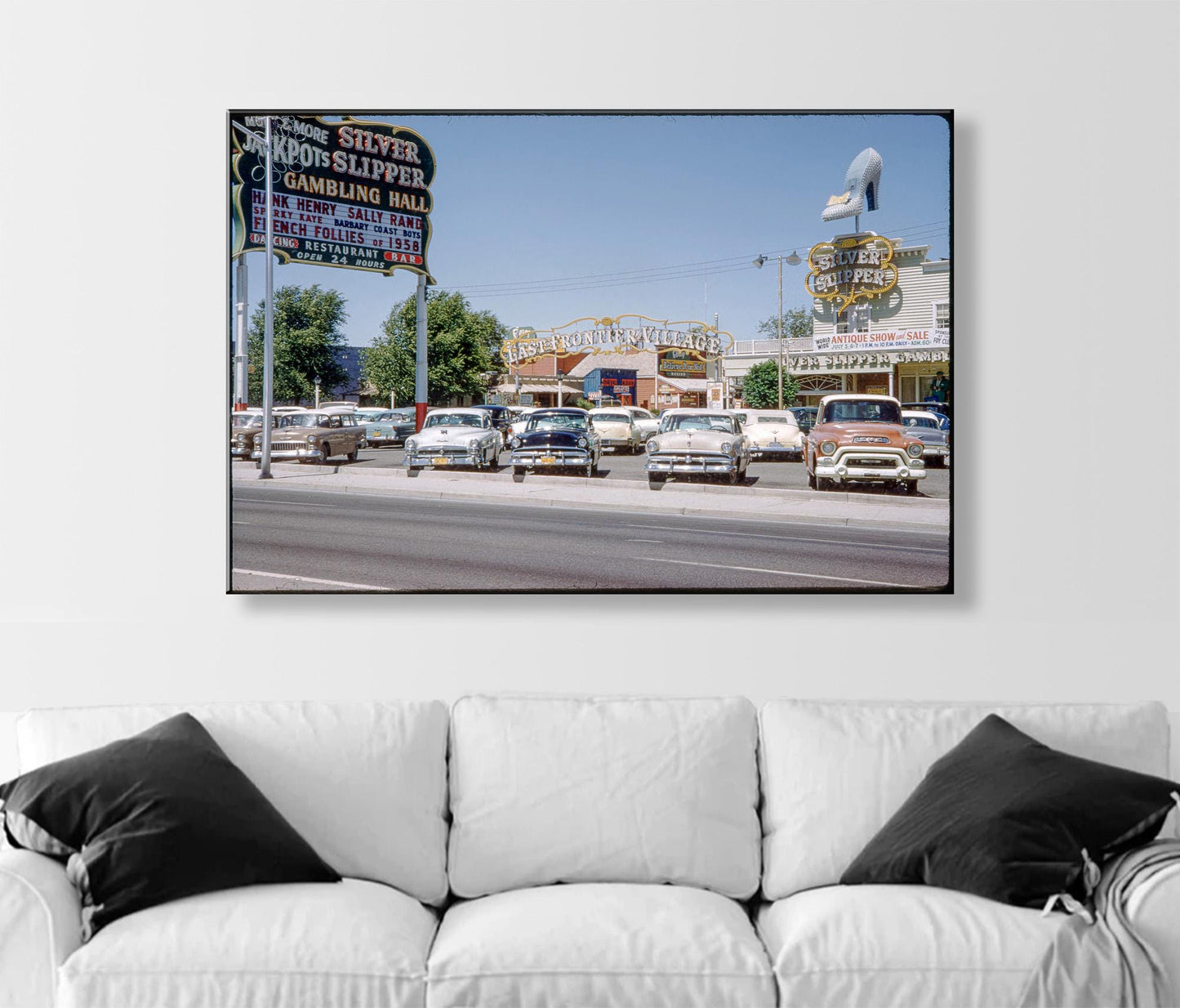 Vintage Las Vegas Nevada Photography Print | Mid-century Vegas Strip Photo